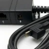 VeriFone Ice Cube USB Cable connector detail showing USB data port and DC power jack