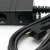 VeriFone Ice Cube Ethernet Cable connector detail showing RJ45 port DC power jack and USB C plug