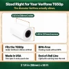 Verifone T650p thermal paper roll 2 1/4 x 50 ft, 1.45 in across with a 1/2 in core