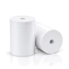 Two Dejavoo QD2 coreless thermal paper rolls 2 1/4 x 75 ft showing open center with no core
