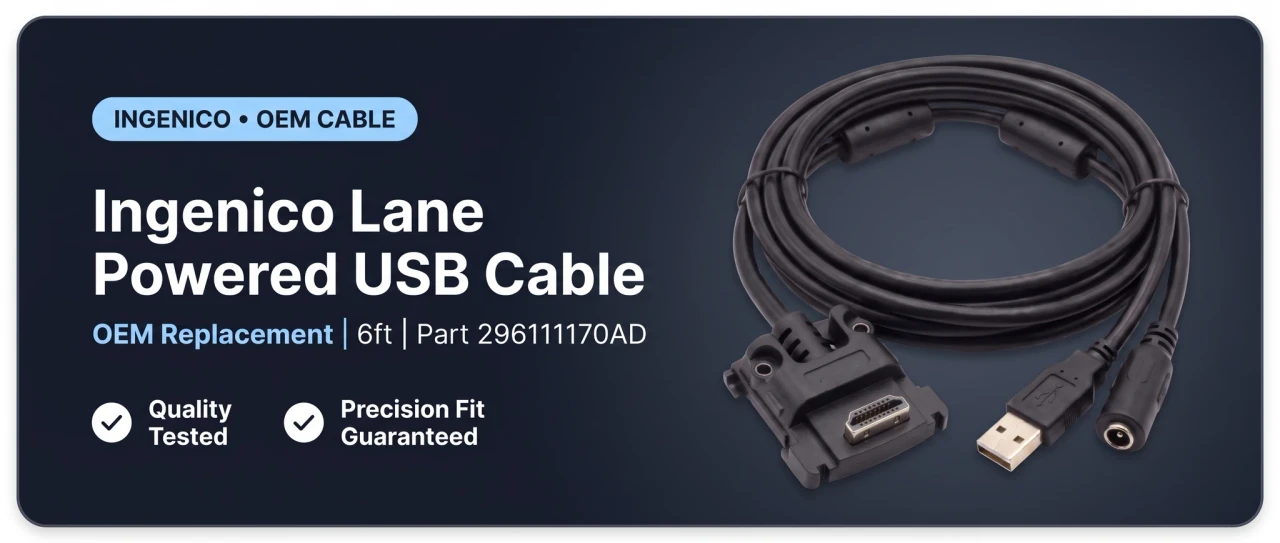 Ingenico Lane 3000/3600/5000/7000/8000 & AXIUM RX Powered USB