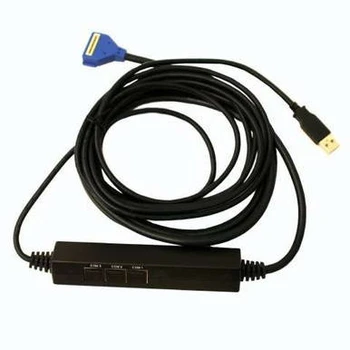 VeriFone MX915 / MX925 Ethernet to PC USB Cable Blue (12ft)