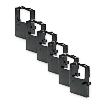 Okidata Microline 420 421 490 491 compatible black ribbon 42377801 six pack