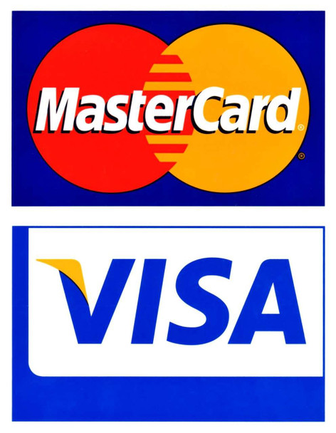 Visa / MasterCard Decal / Sticker