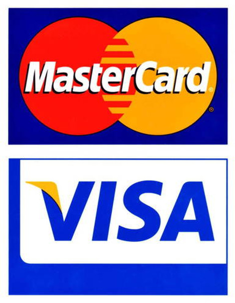 Visa / MasterCard Decal / Sticker