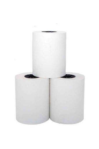 PAX S80 2 1/4" x 85' BPA Free Thermal Paper Rolls - front view