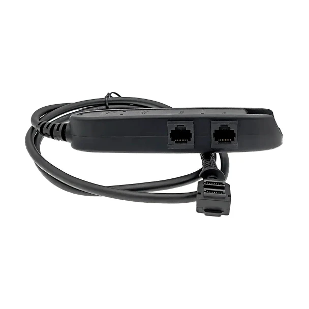 VeriFone P400 P200 Ethernet RS232 mini USB dongle cable CBL435-005-02-A front view