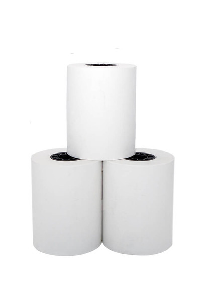 VeriFone T650c Thermal Paper Rolls - Side View