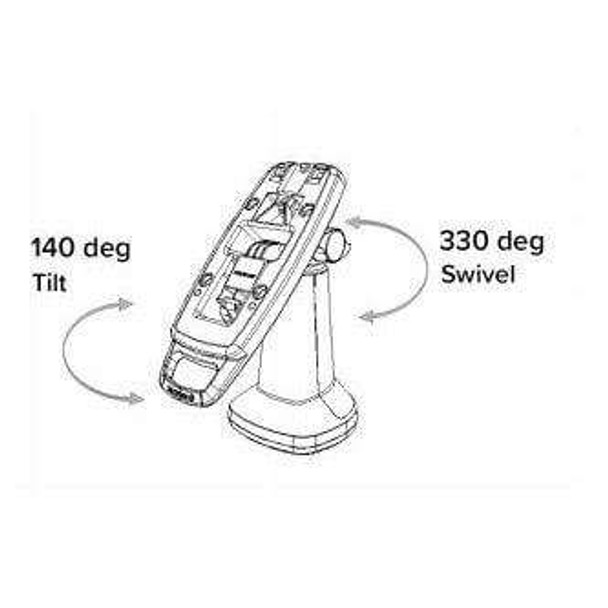 Havis FlexiPole Plus Key Locking Mount - Swivel