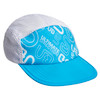 UD Blue - Ultimate Direction The Stoke Hat, white/blue, front view