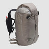 Ultimate Direction All Mountain pack, gray, rear view