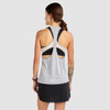 Heather Gray - Ultimate Direction Women's Cirrus Singlet, Heather Gray, rear view