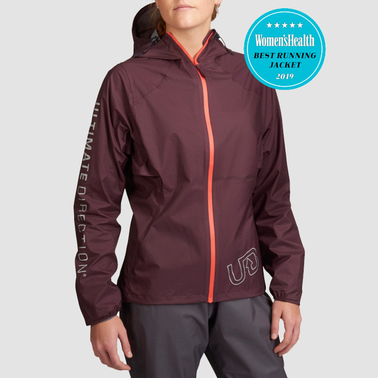 Waterproof running shop jacket womens