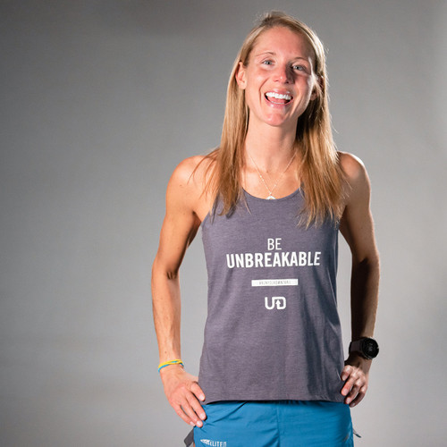 Heather Gray - Ultimate Direction Women's Casual Tank, front view