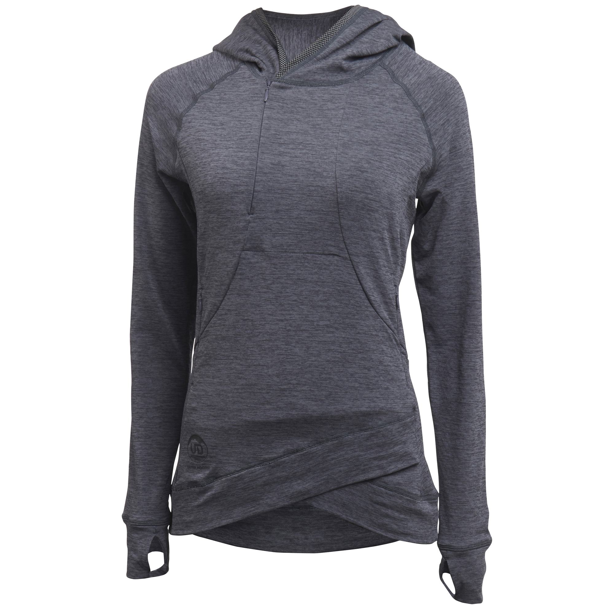 Ultimate Direction Women's Ultra Hoodie in Heather Gray Size XS