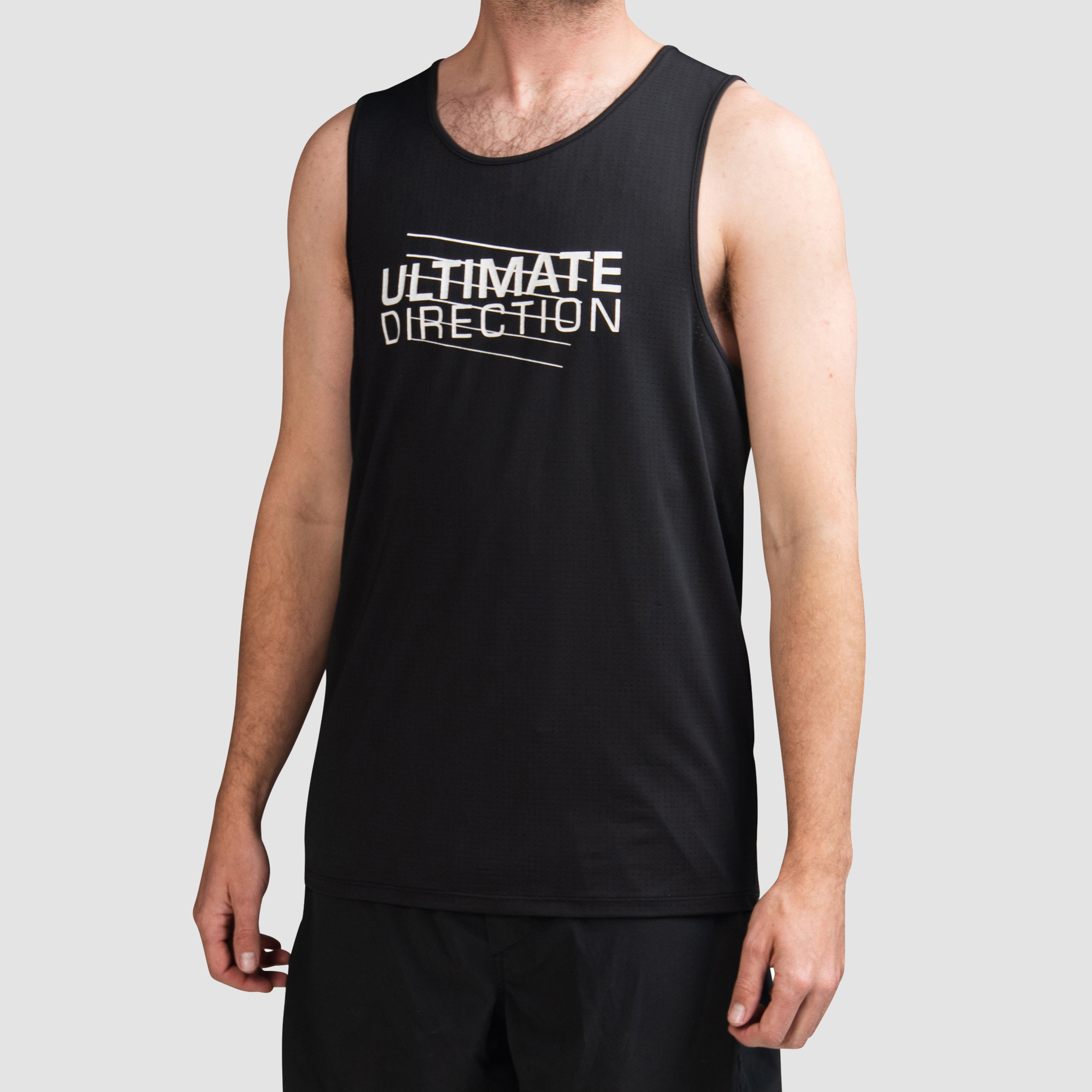 Ultimate Direction Men's Tech Tank Top in Onyx Size Large