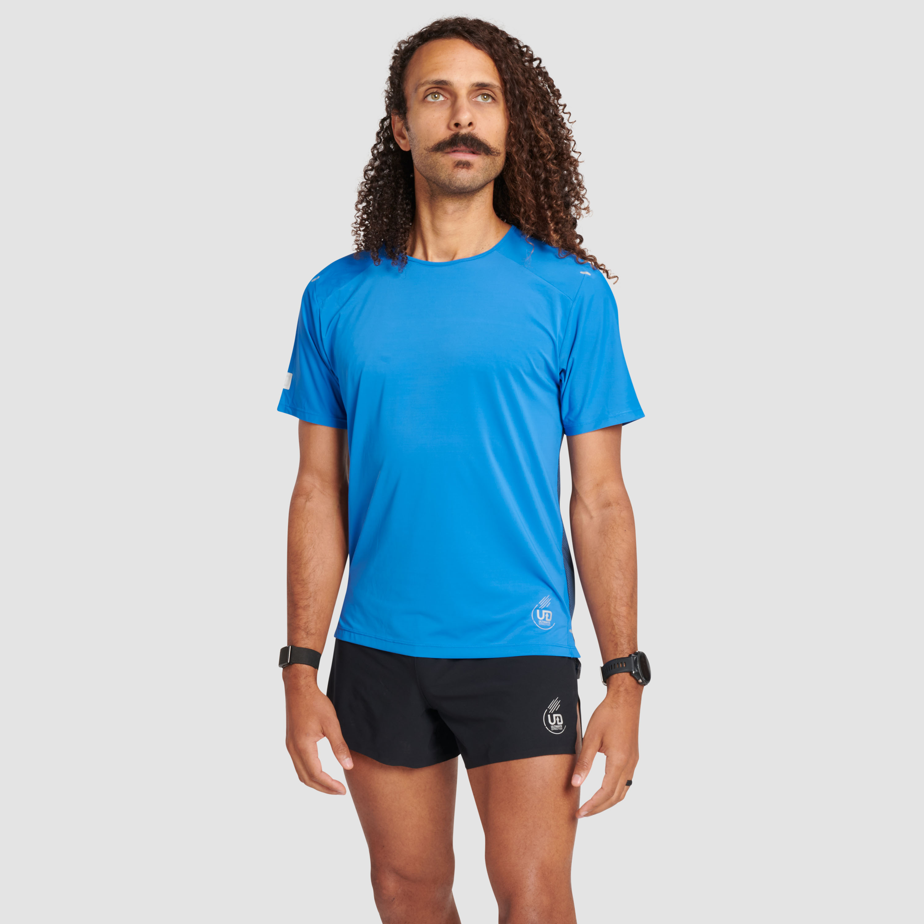 Ultimate Direction Men's Cirriform T-Shirt - Prior Year in Cobalt Size XL