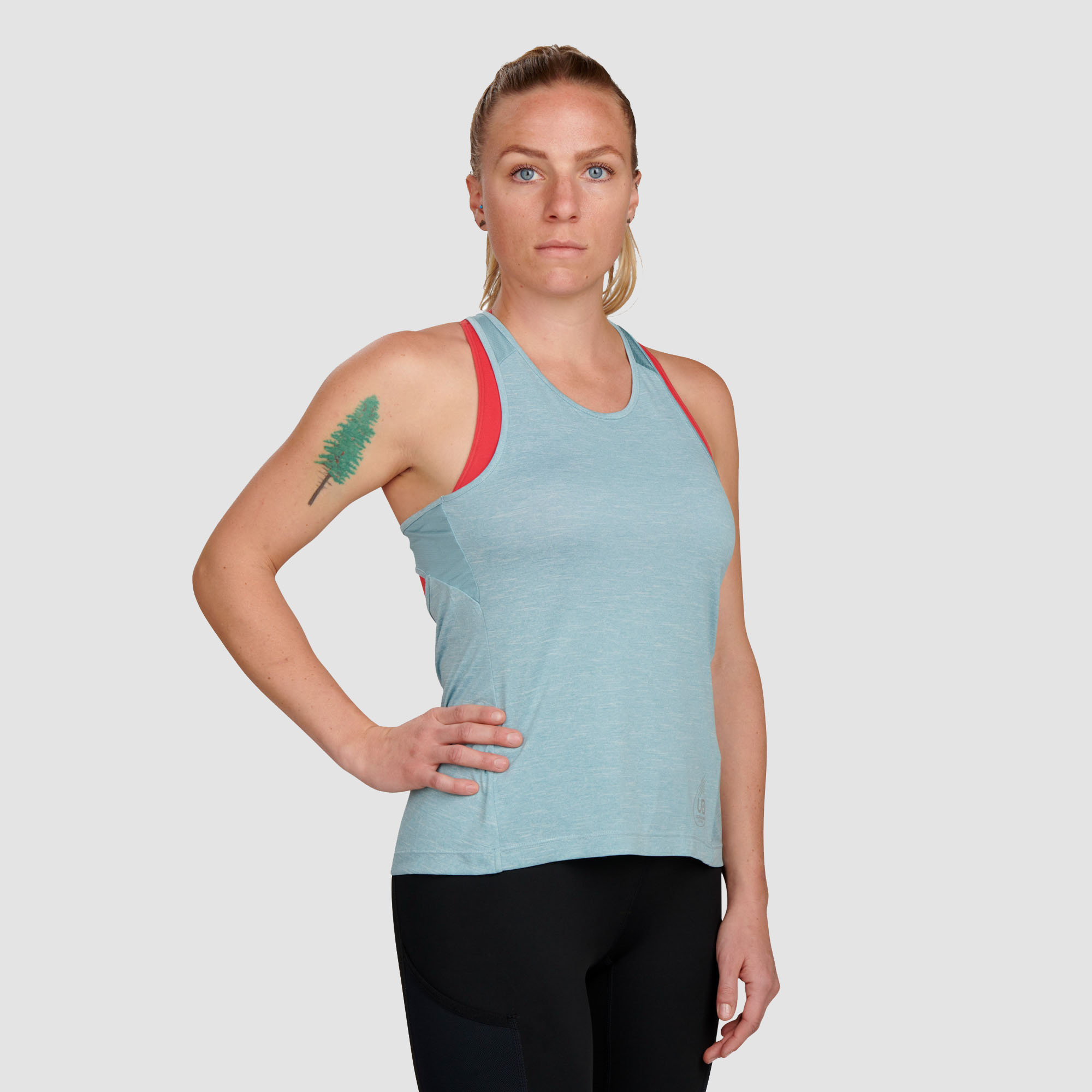 Ultimate Direction Women's Cirrus Singlet - Prior Year in Sea Blue Size Large