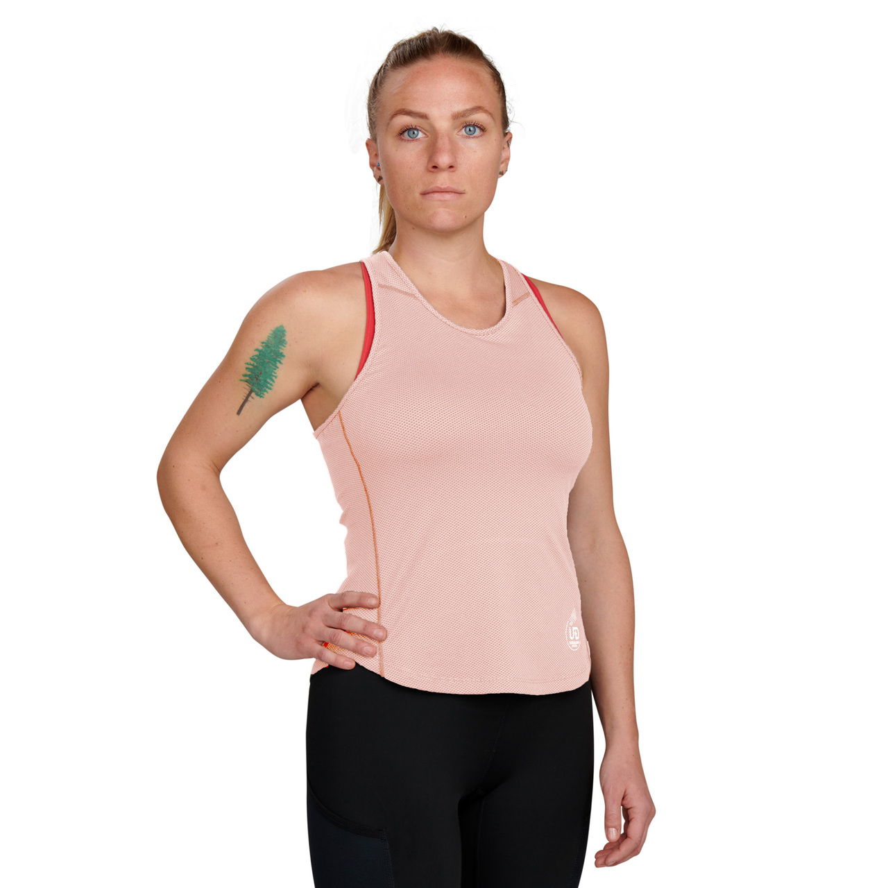 Ultimate Direction Women's Cumulus Tank Top - Prior Year in Millennial Pink Size Small