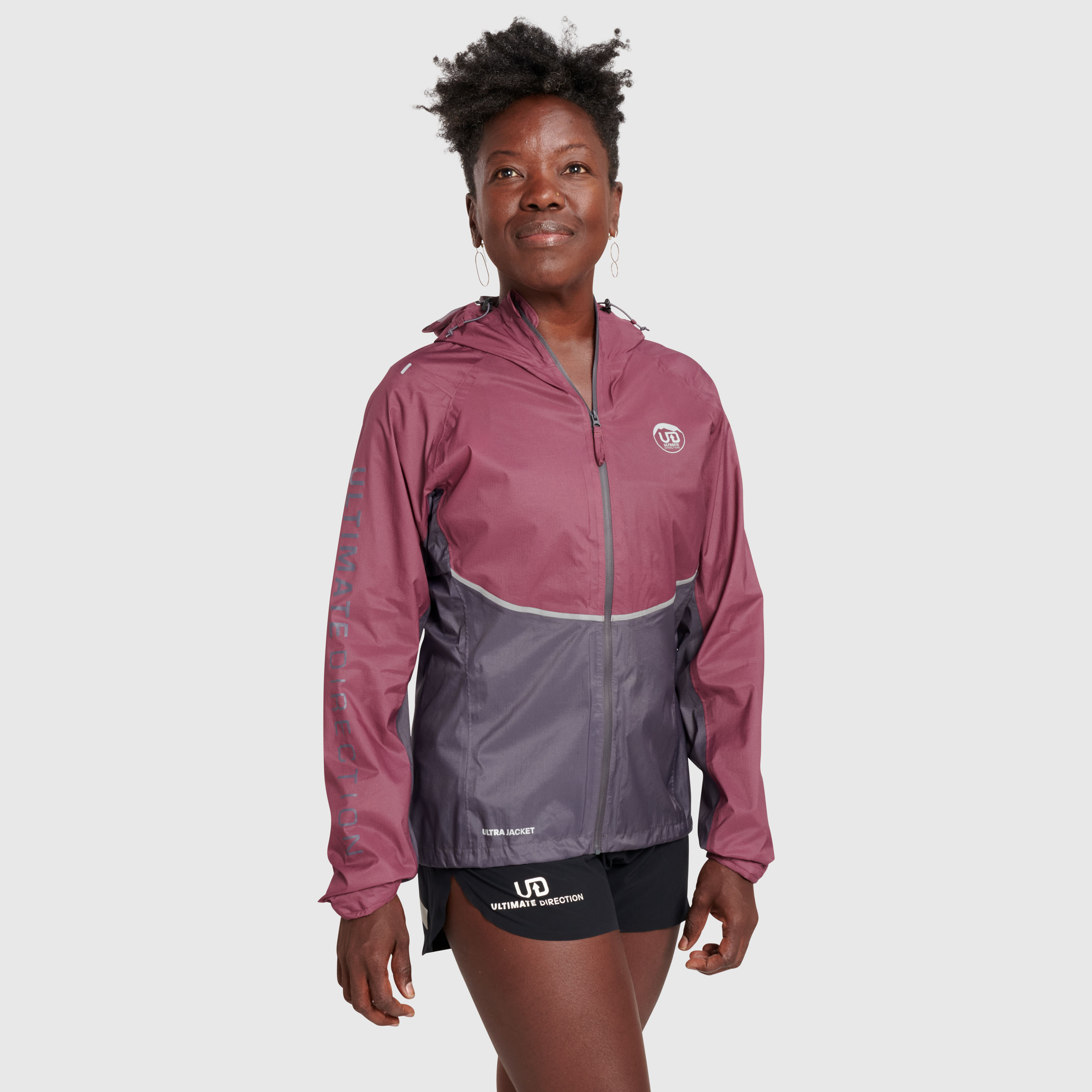 Ultimate Direction Women's Ultra Jacket (Prior Year) in Plum Size Small