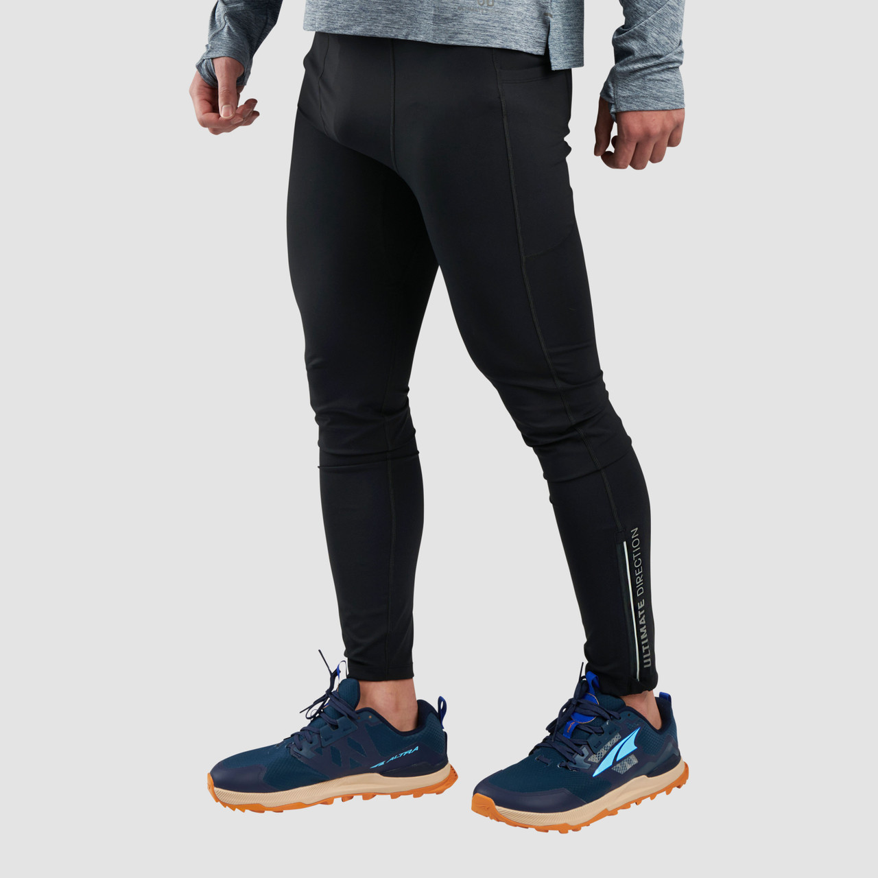 Ultimate Direction Men's Velum Running Tights in Onyx Size Large