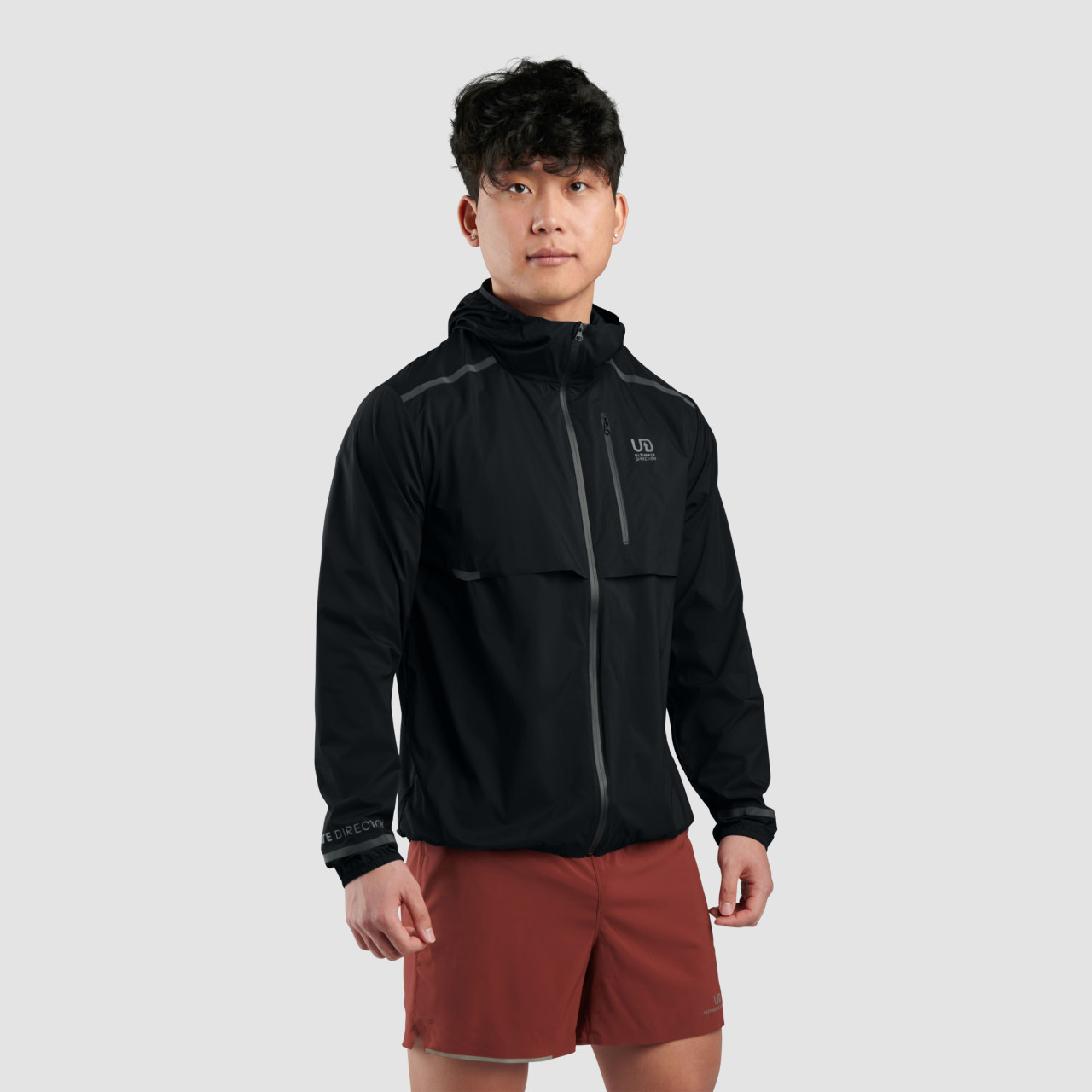 Ultimate Direction Men's Aerolight Wind Jacket in Onyx Size Small