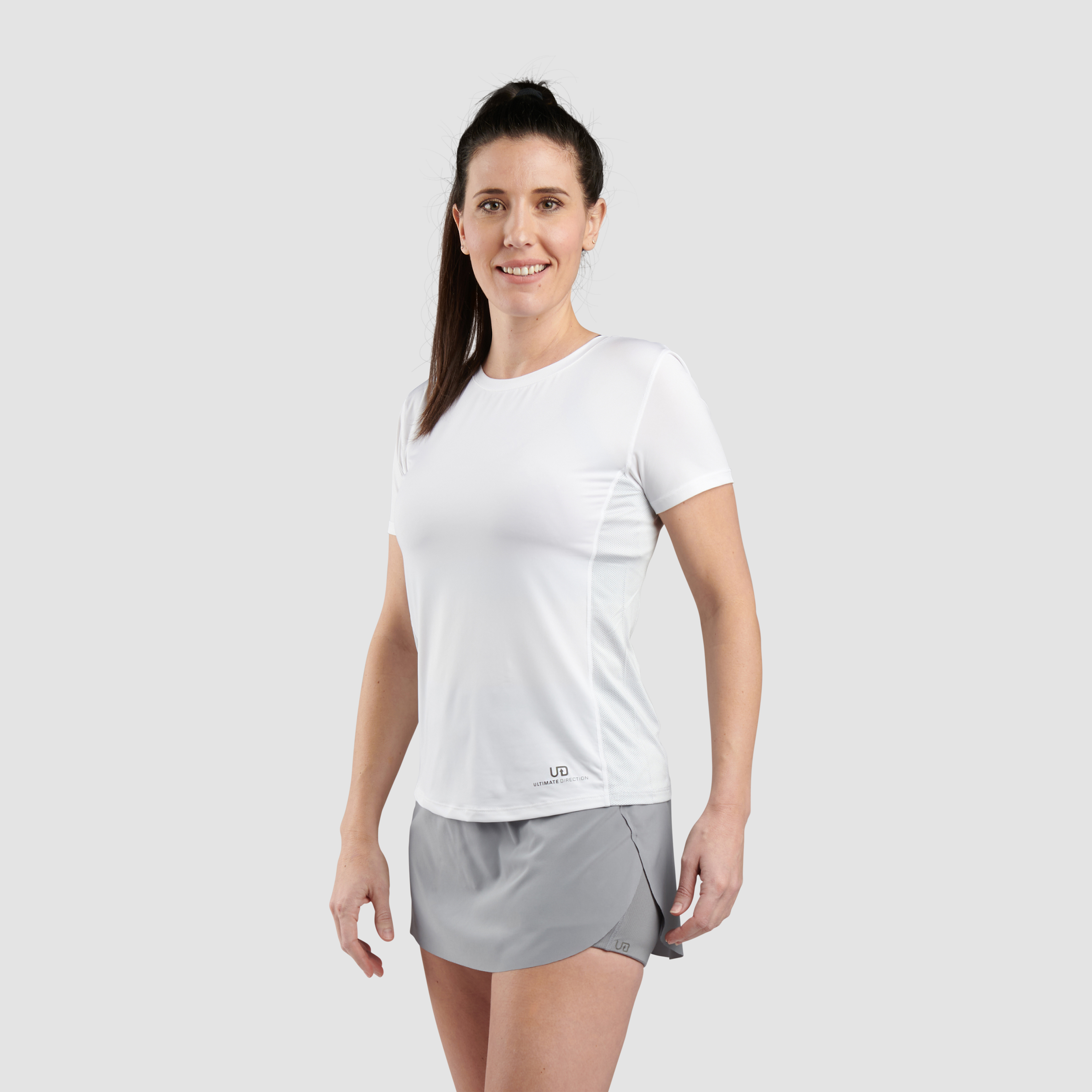 Ultimate Direction Women's Cirriform T-Shirt in White Size Small