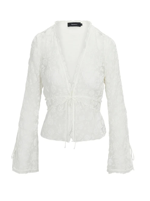 The Anaïs - Camellia Devoré, product front