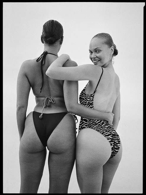 The Juliet One Piece - Vintage Tiger, model shot