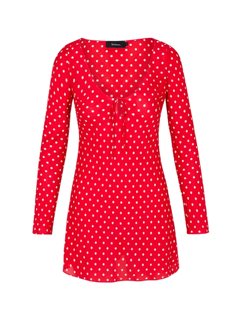 The Serena - Red Polka Dot, product front