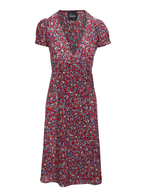 The Luella Wildflower | Floral Mini Dress With Cap Sleeves | Réalisation UK