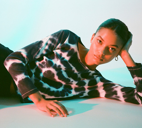 Heart Long Sleeve Tee - Ocean