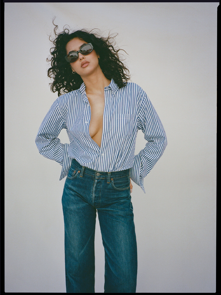 The Anderson - Navy Stripe