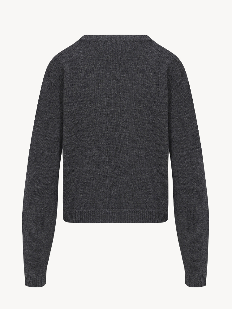MOUNT ST EXCLUSIVE<br>The Ani Sweater - Charcoal MOUNT ST EXCLUSIVE<br>The Ani Sweater - Charcoal