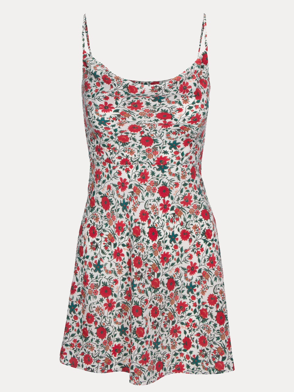 The Montague - White Batik Floral