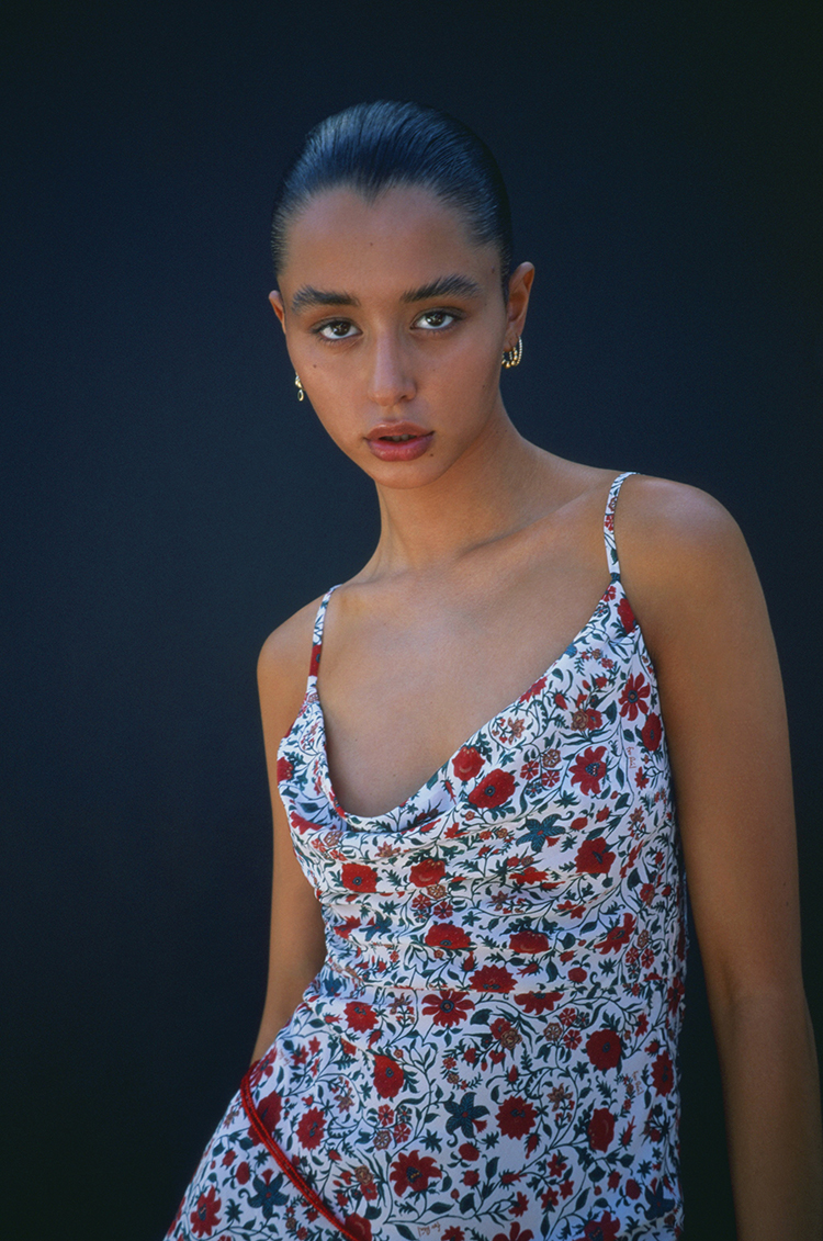 The Montague - White Batik Floral