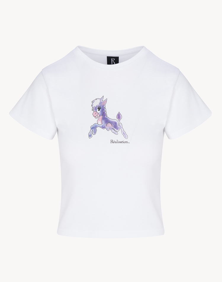 The Pony Baby Tee - White