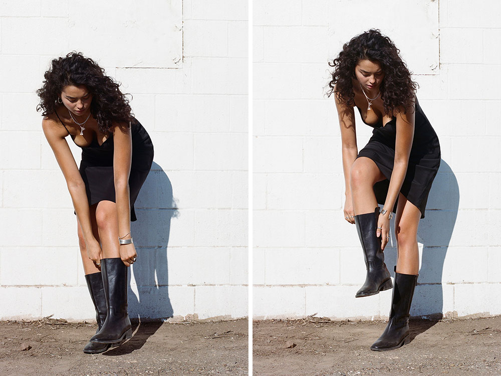 The Natasha Slip - Black