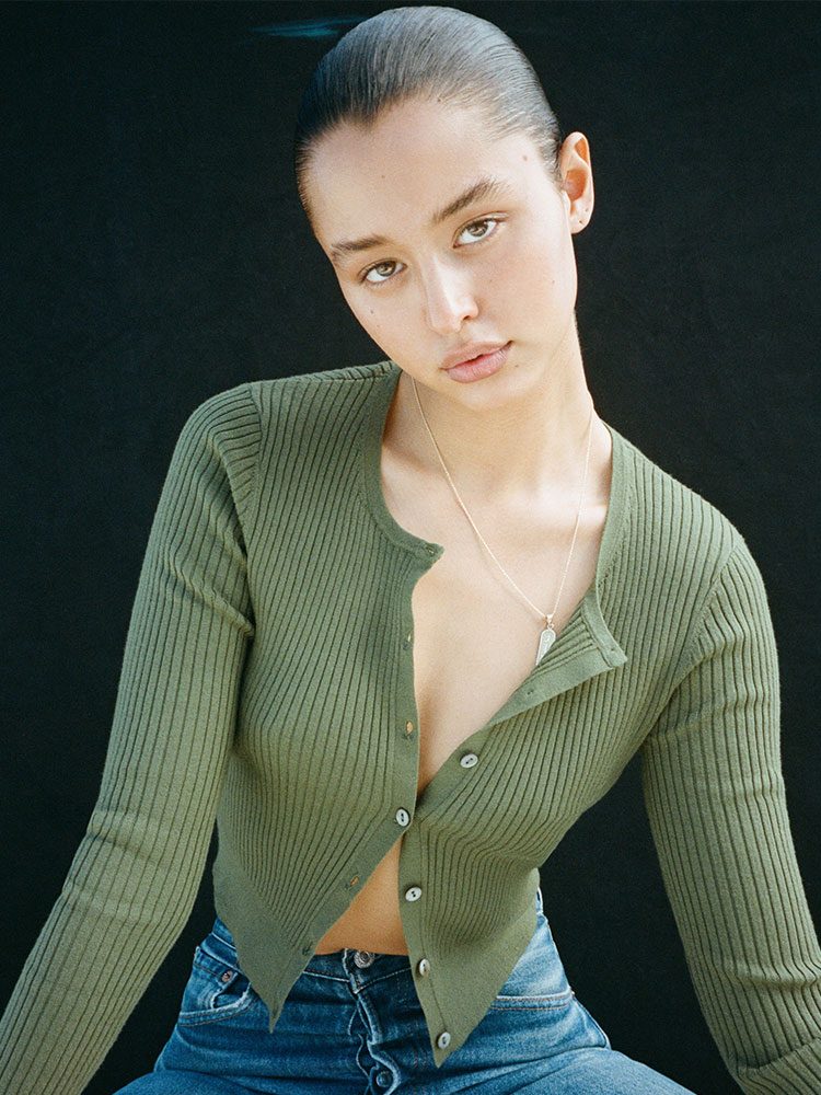 The Winona Cardigan - Olive