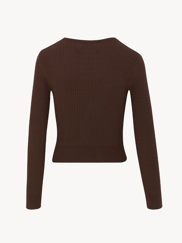 The Winona Cardigan - Chocolate The Winona Cardigan - Chocolate