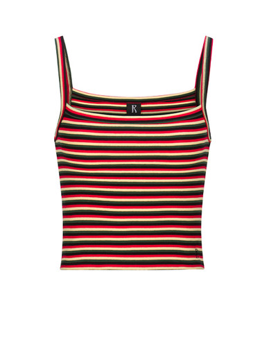 The Baby Tank Pop | Cropped Striped Tank Top | Réalisation UK