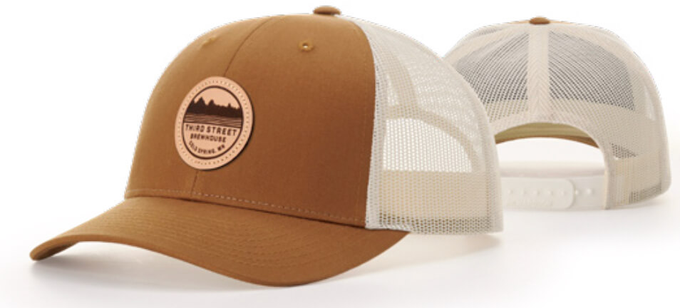 richardson 115 leather patch hat