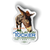 Die Cut Peso, Lyndon, and Franklin New Deal Calf (Vinyl Sticker -- Combo Pack of Three!)