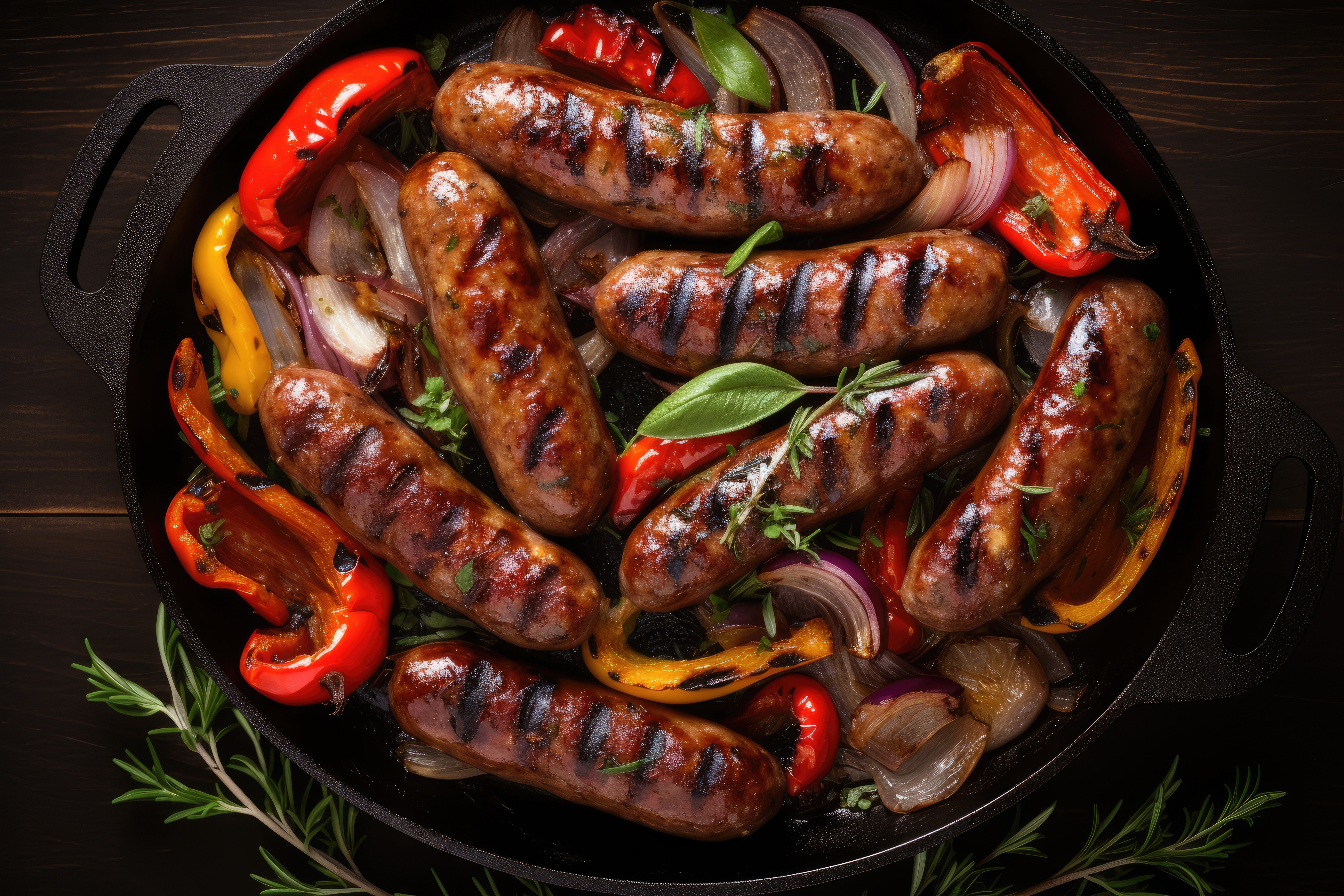 SWEET ITALIAN SAUSAGE & PEPPERS