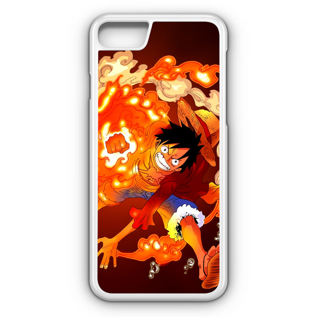 With Wristband) Hontinga Casing Case For iphone 6 6s 7 8 Plus SE 2020 Case  Shockproof Frosted Cartoon Anime Case Luffy Transparent Phone Casing Full  Back Cover Lens Camera Protector Cases Hard