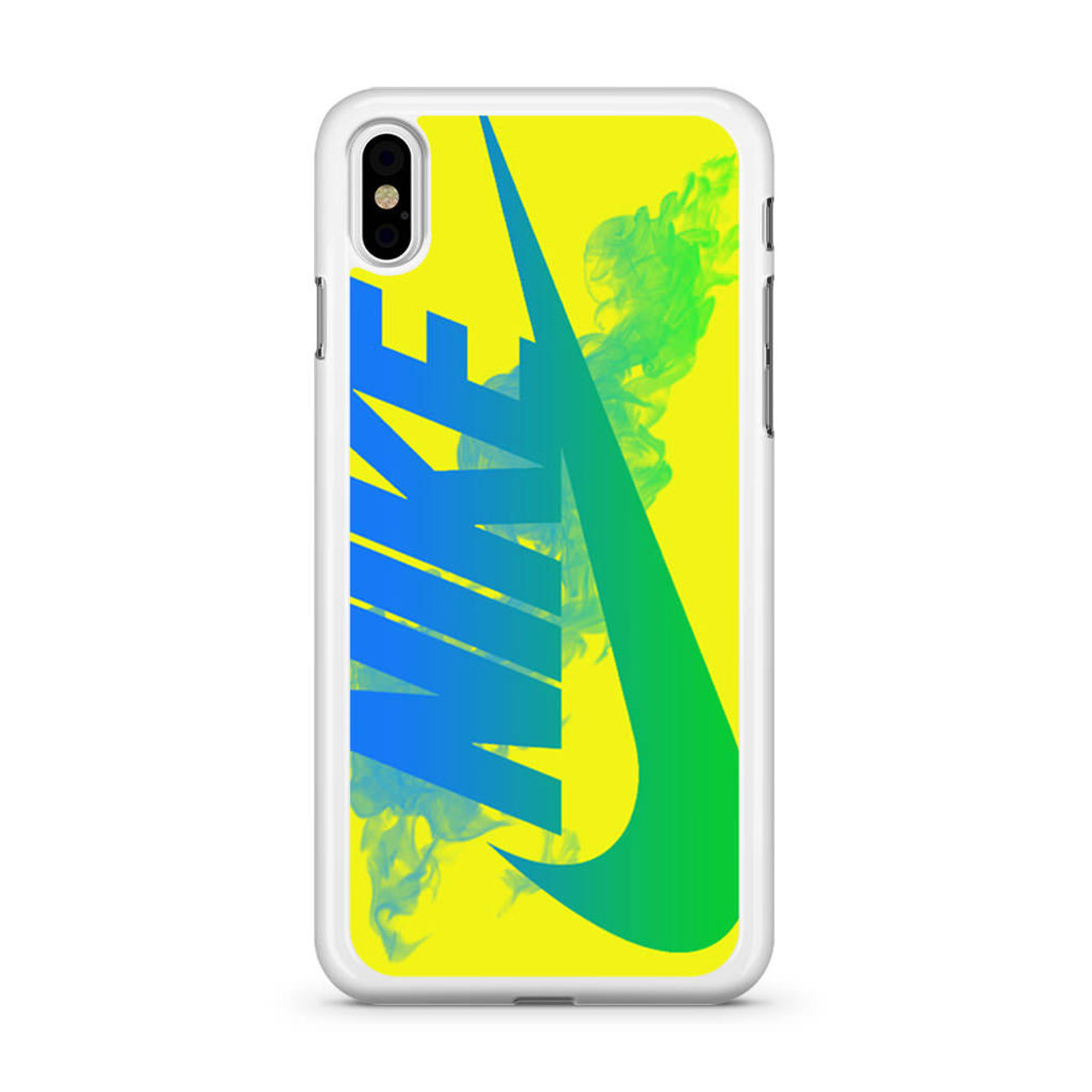 Samuel Talla completamente Nike Logo in Yellow iPhone X Case - CASESHUNTER