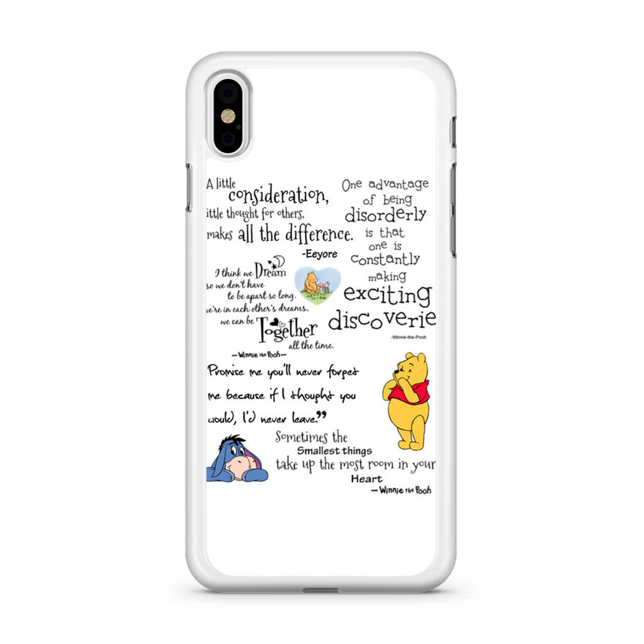 Miniatuur Luik Met opzet Winnie The Pooh iPhone X Case - CASESHUNTER