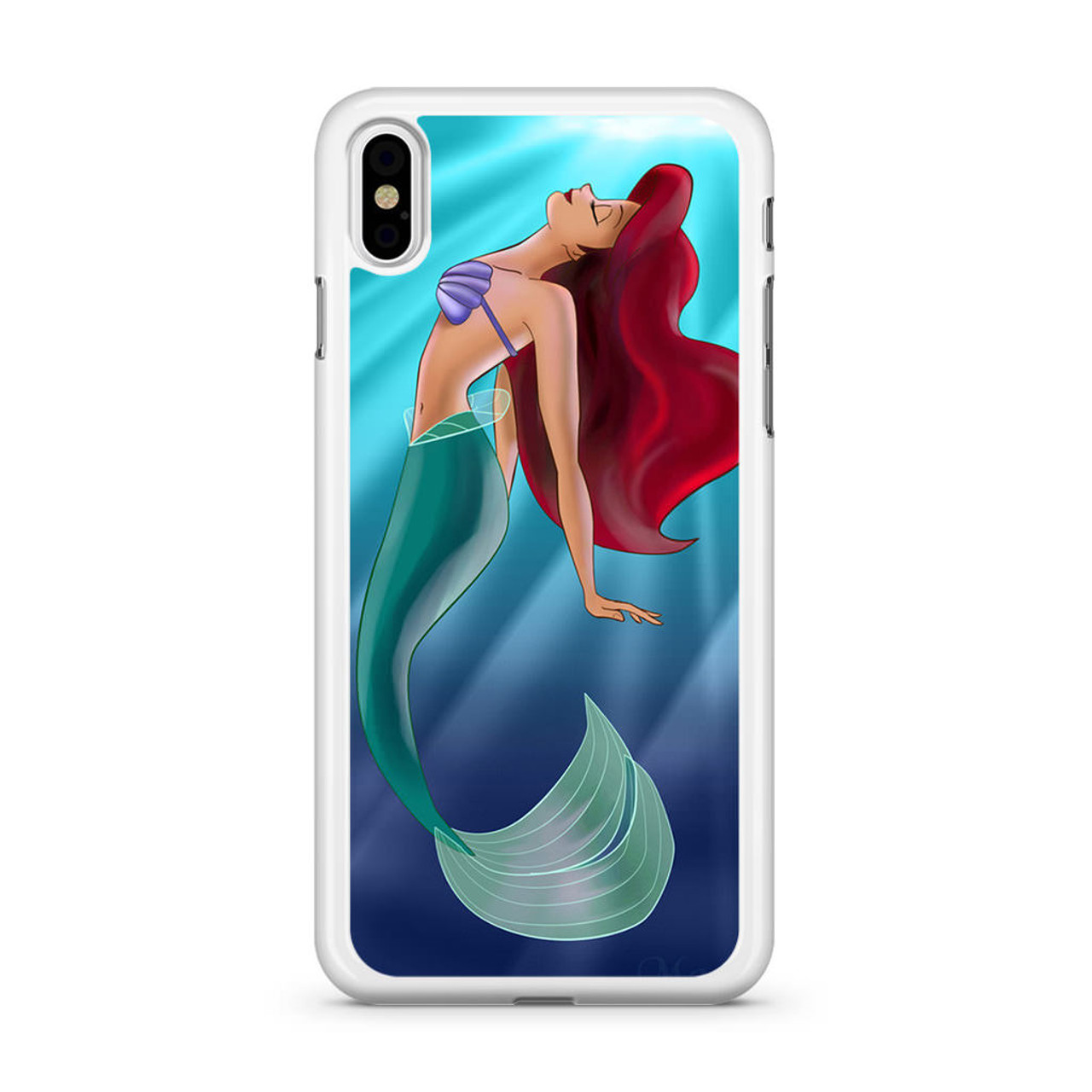 Ariel The Little Mermaid On Tiffany Blue Iphone X Case Caseshunter