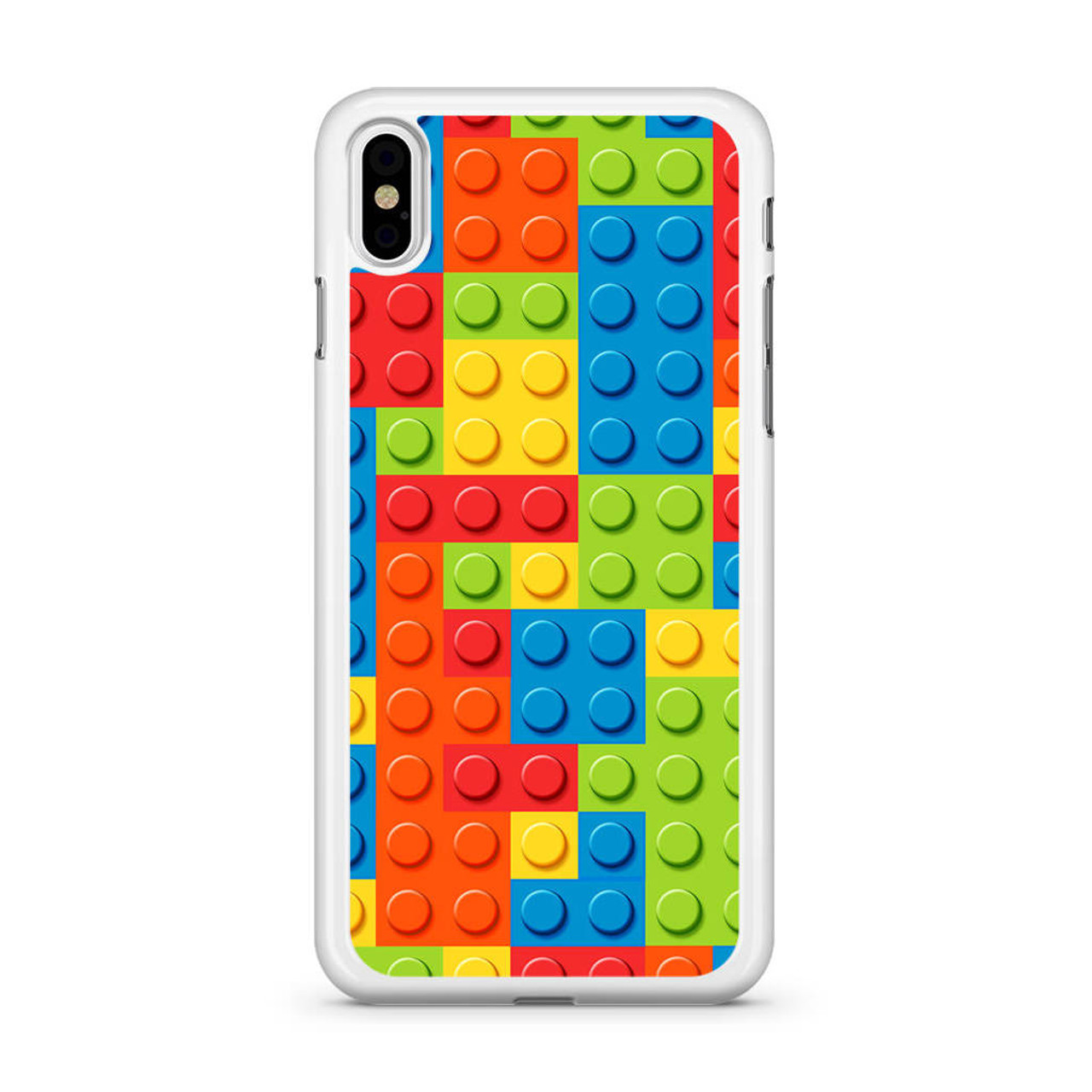 Blocks Rainbow Lego Art iPhone X Case CASESHUNTER