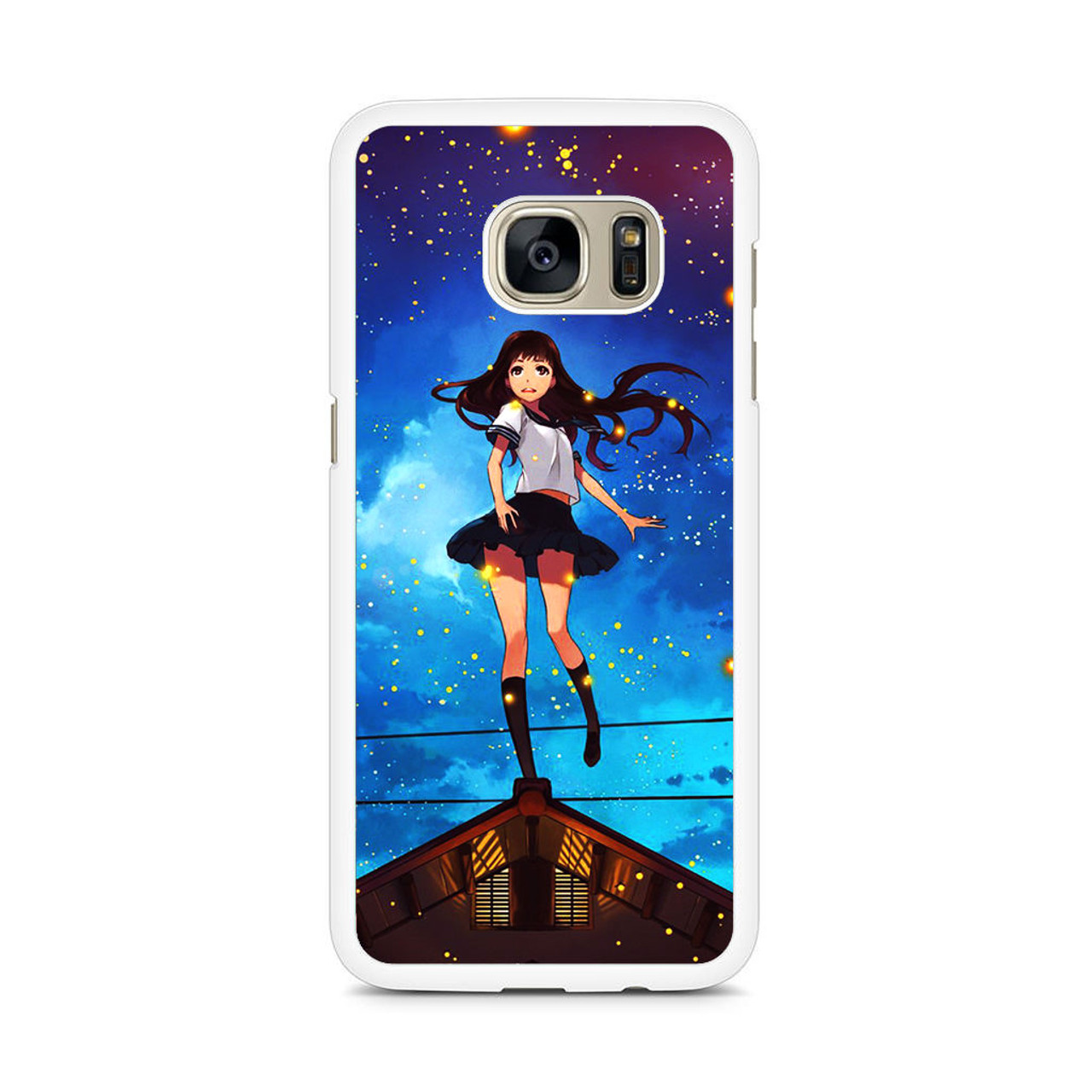 Stars Girl Galaxy Edge Case CASESHUNTER